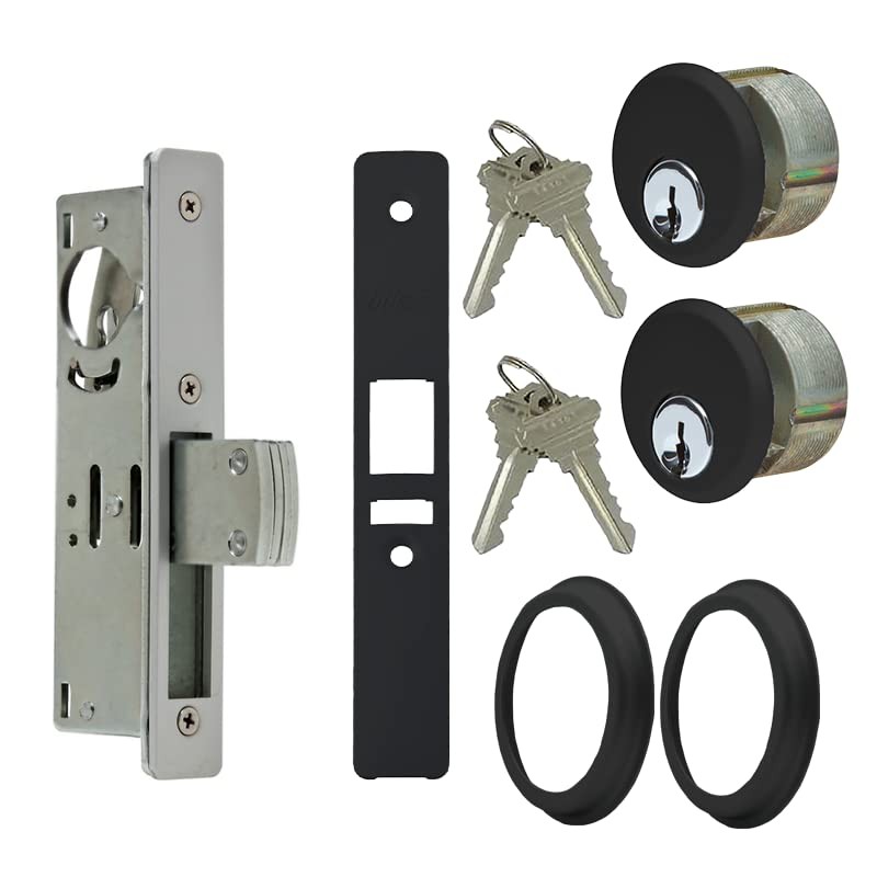 Summit Doorware Storefront Door Mortise Deadlock 1-1/8″ Backset, Duronotic