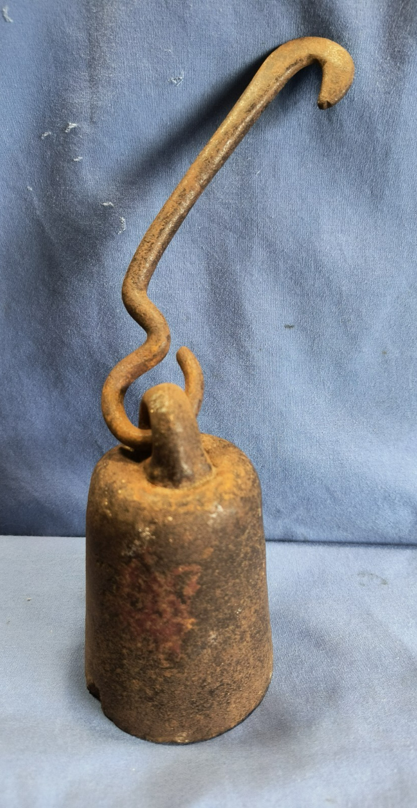 4lb Cotton Scale Weight Vintage Cast Iron Balance Antique