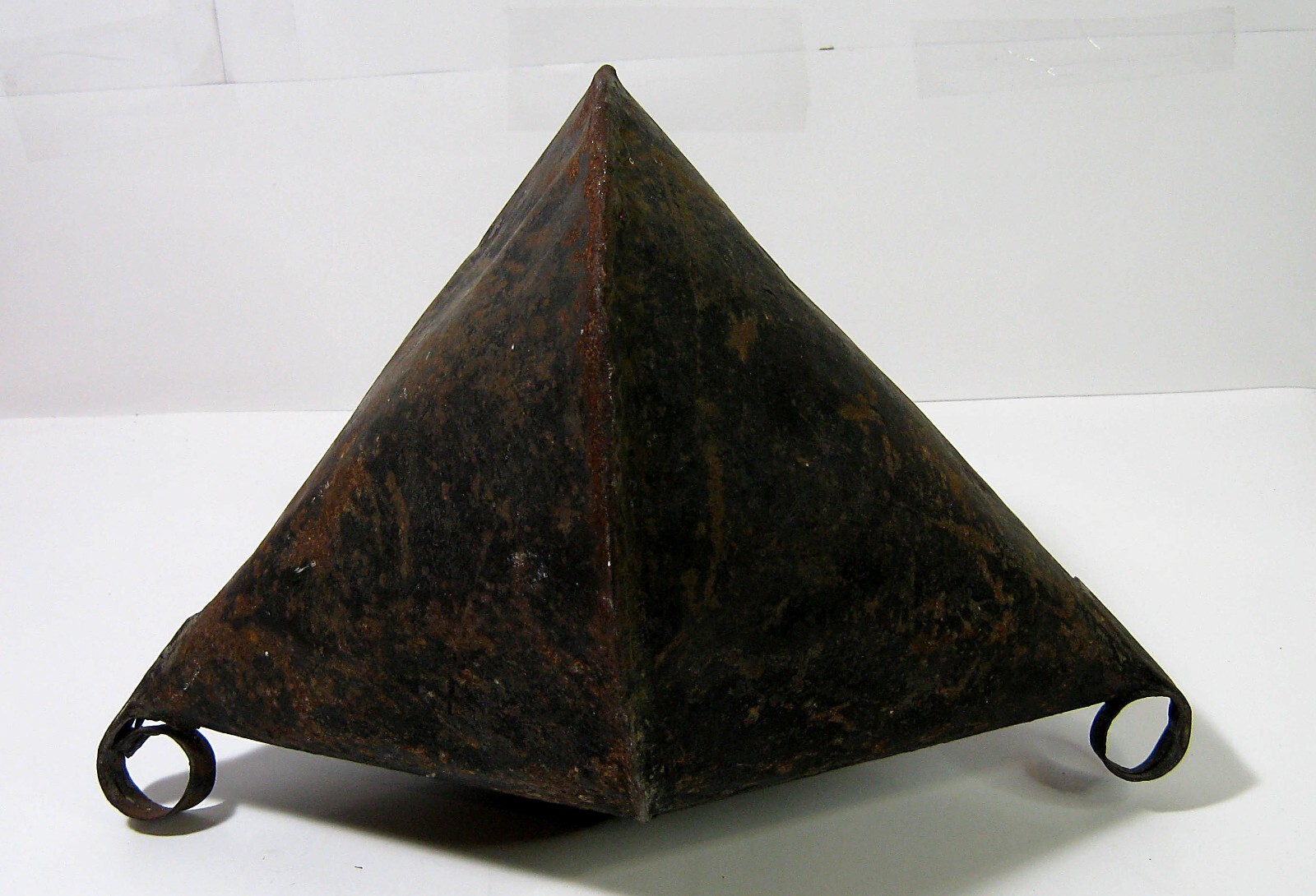 Antique Large Metal Welded Float Buoy Bobber Netting Fishing Collectible