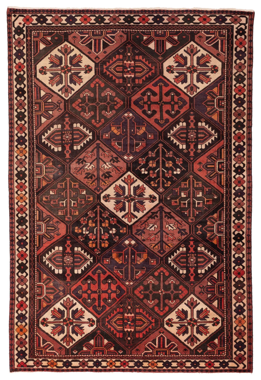 Traditional Vintage Hand-Knotted Area Rug 6’11” x 10’2″ Oriental Wool Carpet