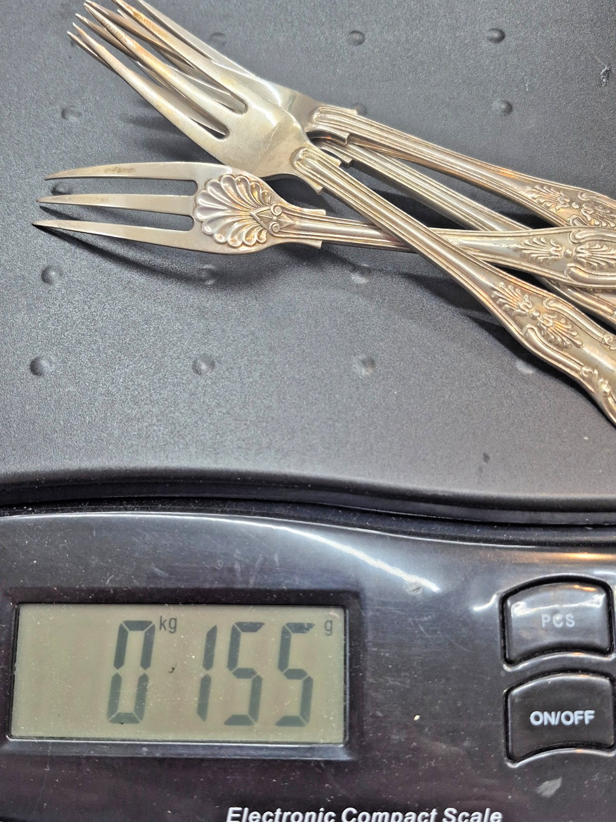 ONE English Sterling Silver King’s Pattern 6-inch fork buy 1 up to 4.