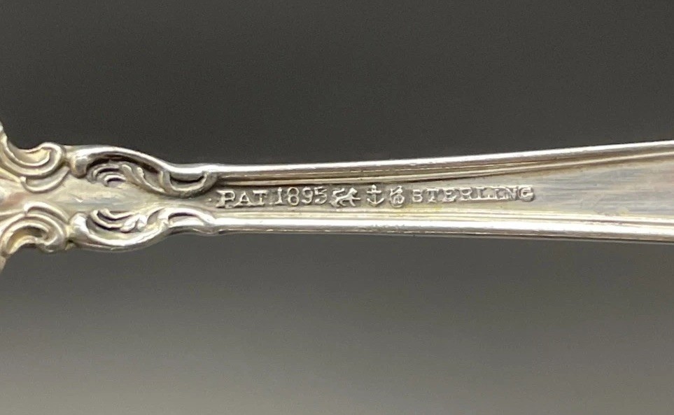 5Pc Gorham Chantilly Sterling Silver Demitasse Spoons Old Mark No Monograms