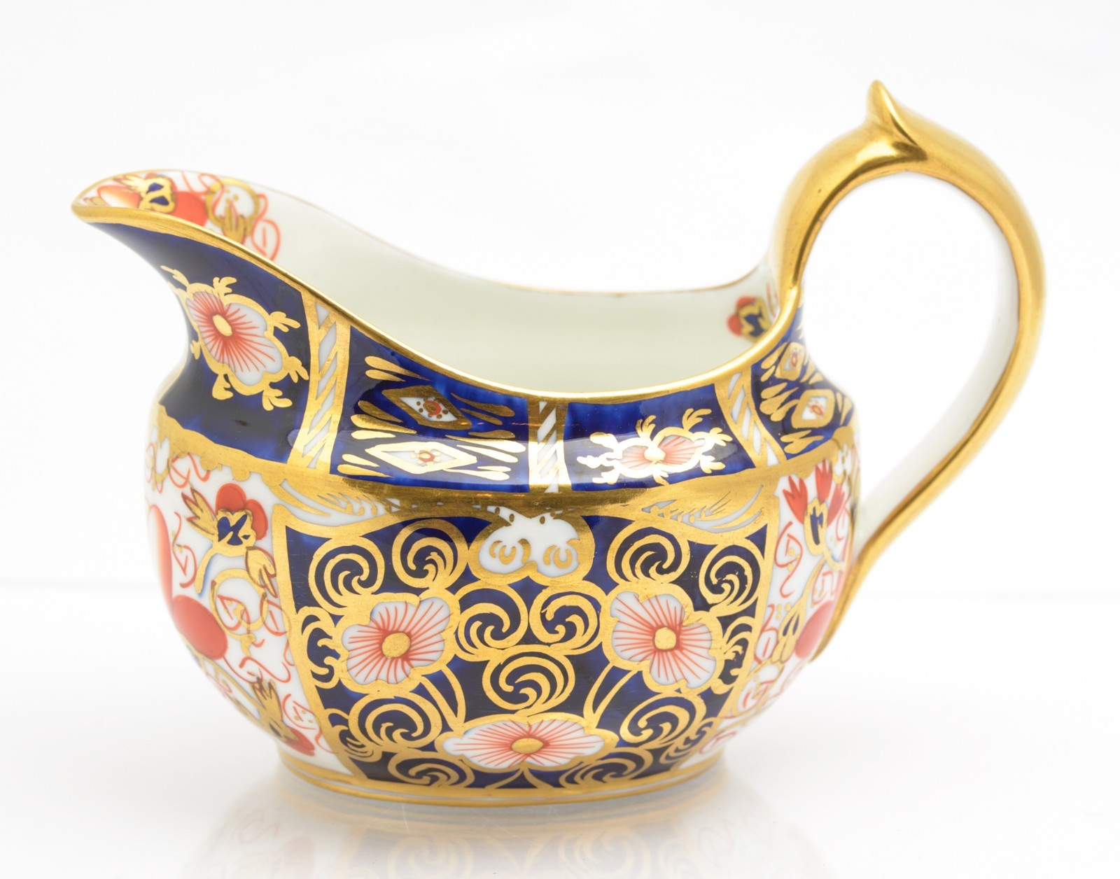 Antique Royal Crown Derby China Imari 2451 Pattern Milk/Cream Jug