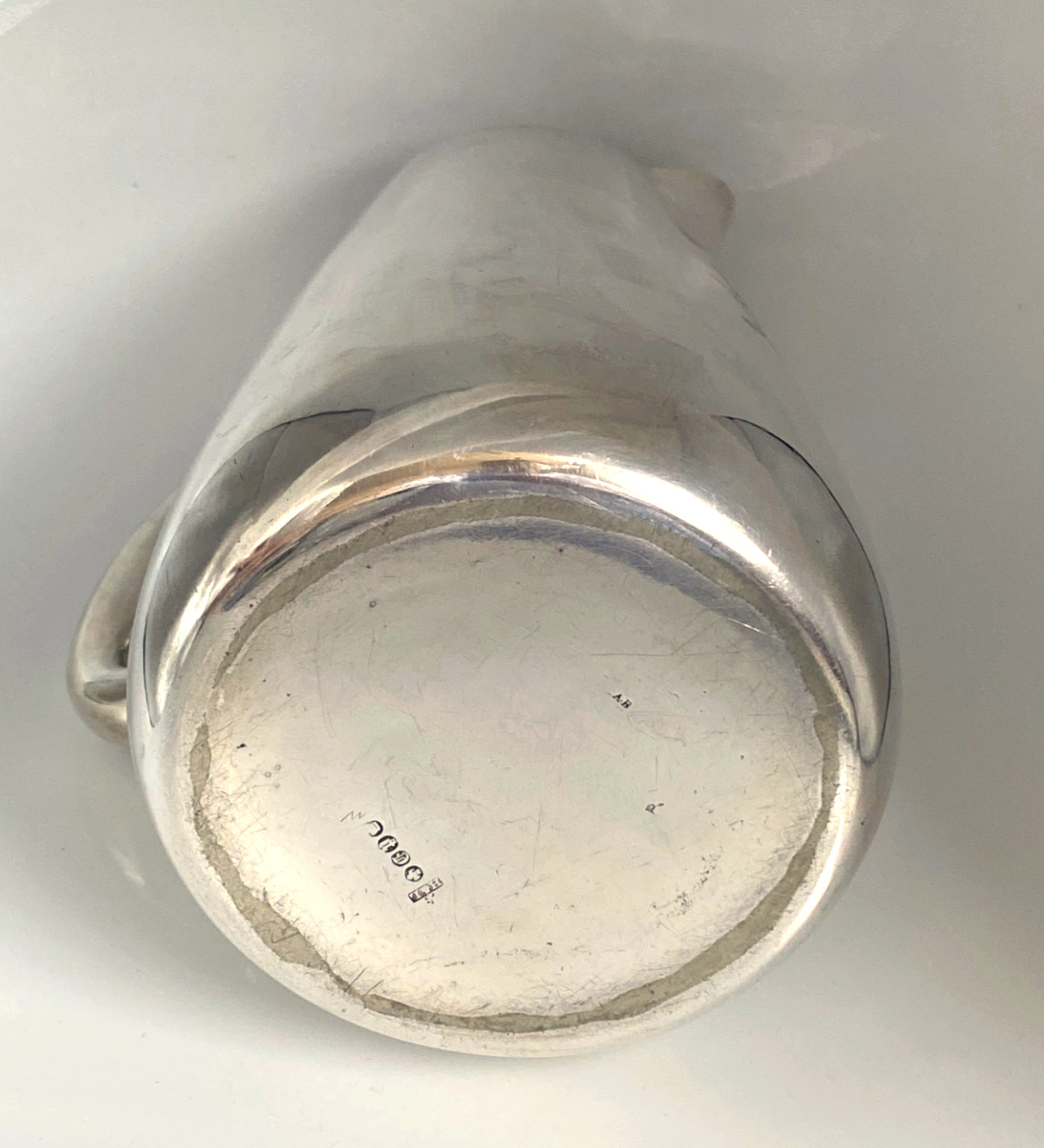 Antique c1860 Silver Plated Crested CD Water Jug Gilt Interior Country House