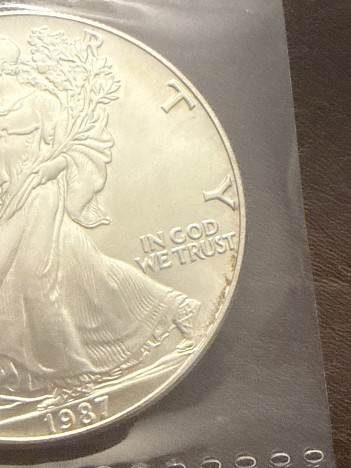 1986 1 oz Silver American Eagle (Brilliant Uncirculated) Some Toning 🤩