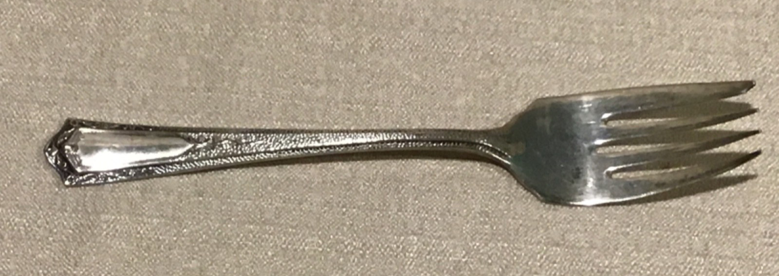 Puritan Silver Company 1933 Caroline Salad Fork Silver Plate