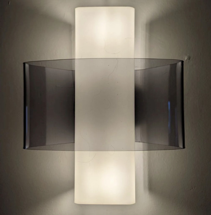 Original1970s Vintage Perspex GEC wall lamps