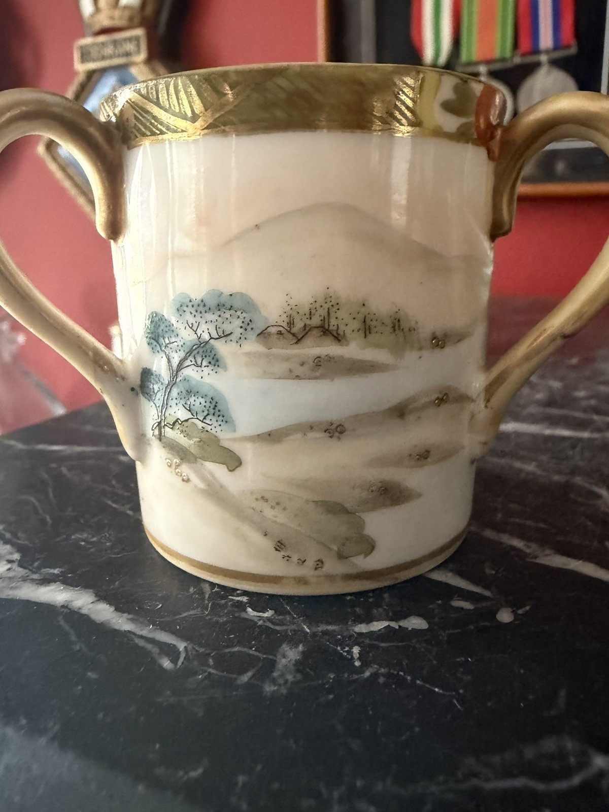 Rare Antique NORITAKE Toothpick Holder
