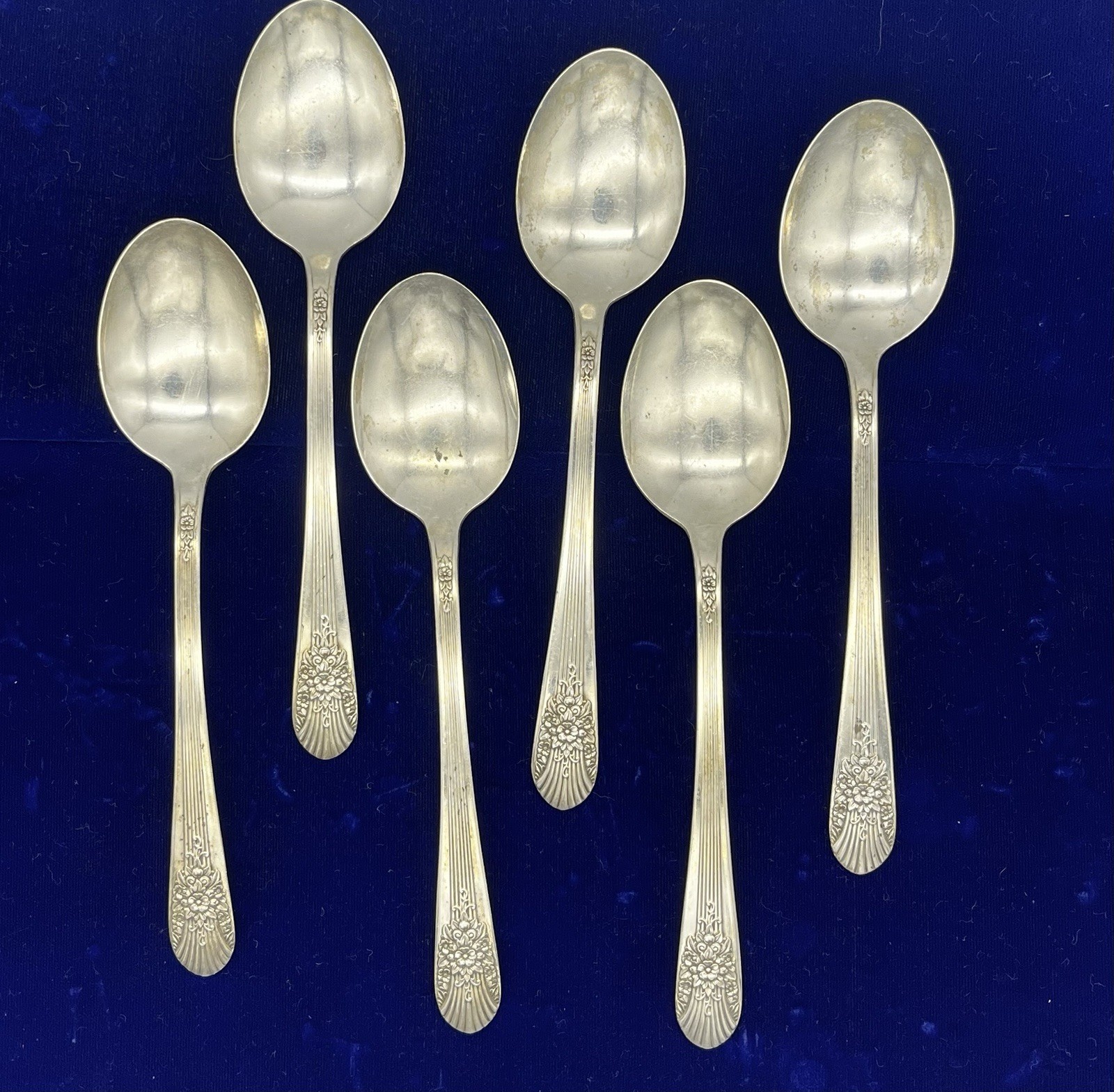 Vtg. Century 1936 Marigold Sterling Silver Soup spoons 6 3/4″” Sold by each
