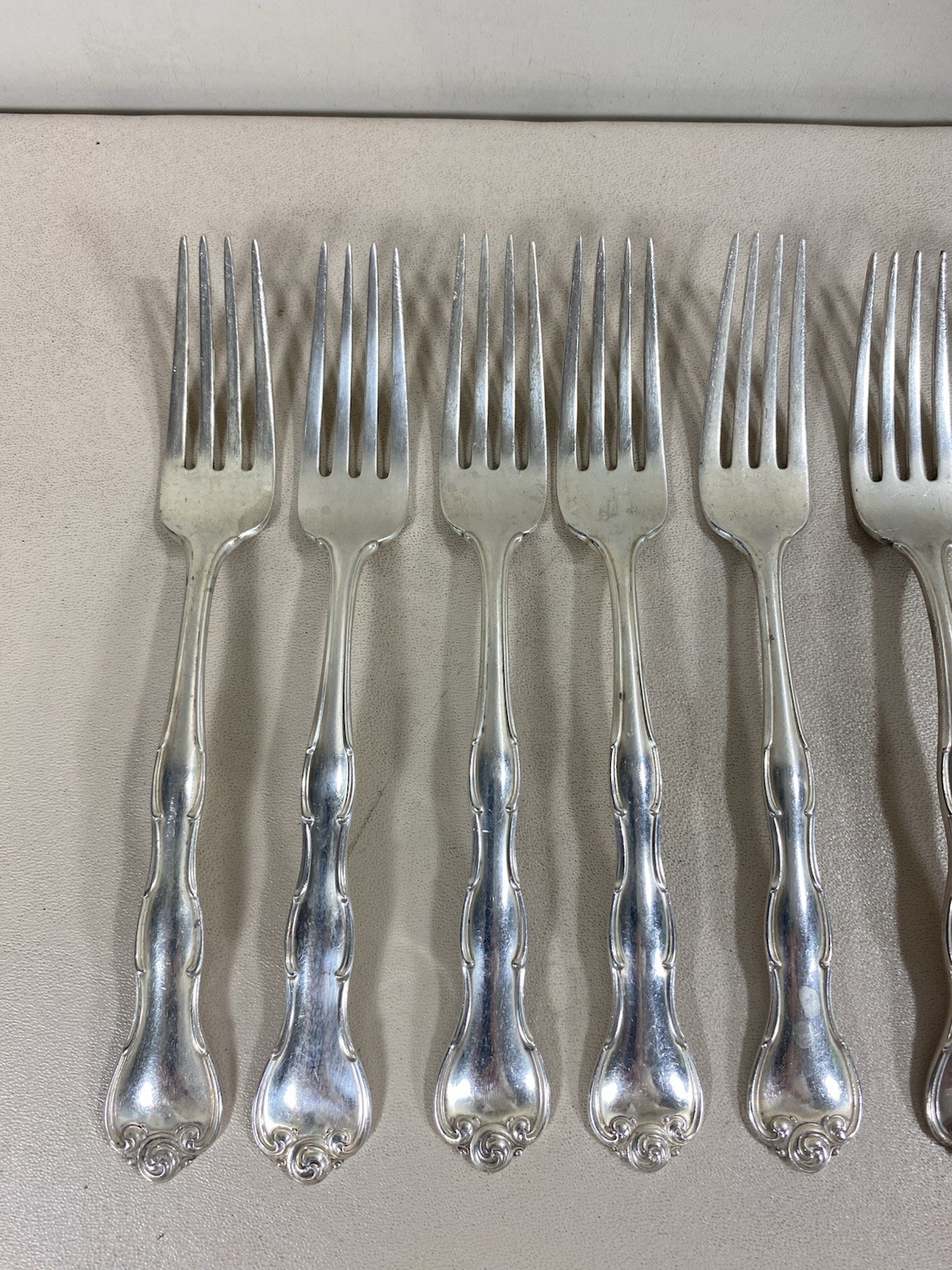 8 Gorham Sterling Silver “Rondo” Dinner Fork ~ No monogram ~ 365 Grams