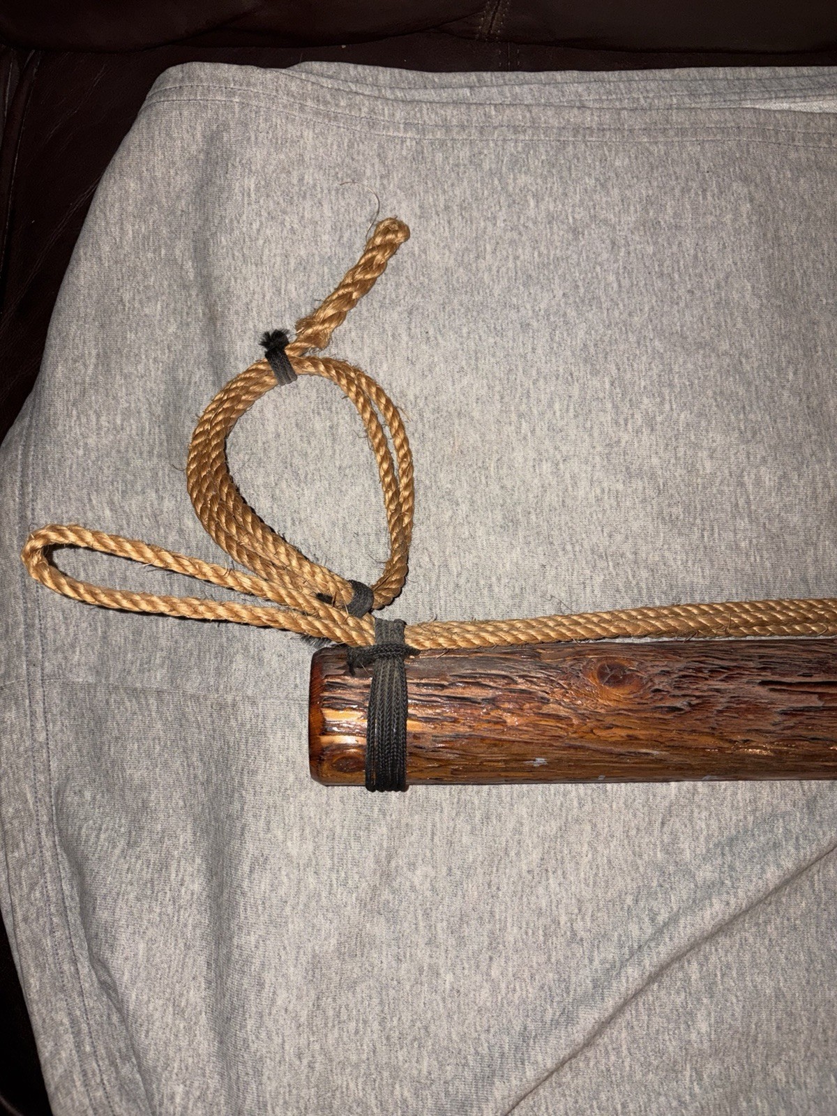 Replica Vintage Nautical Fishing Decor Whaling Harpoon 36.5” Wood Metal & Rope
