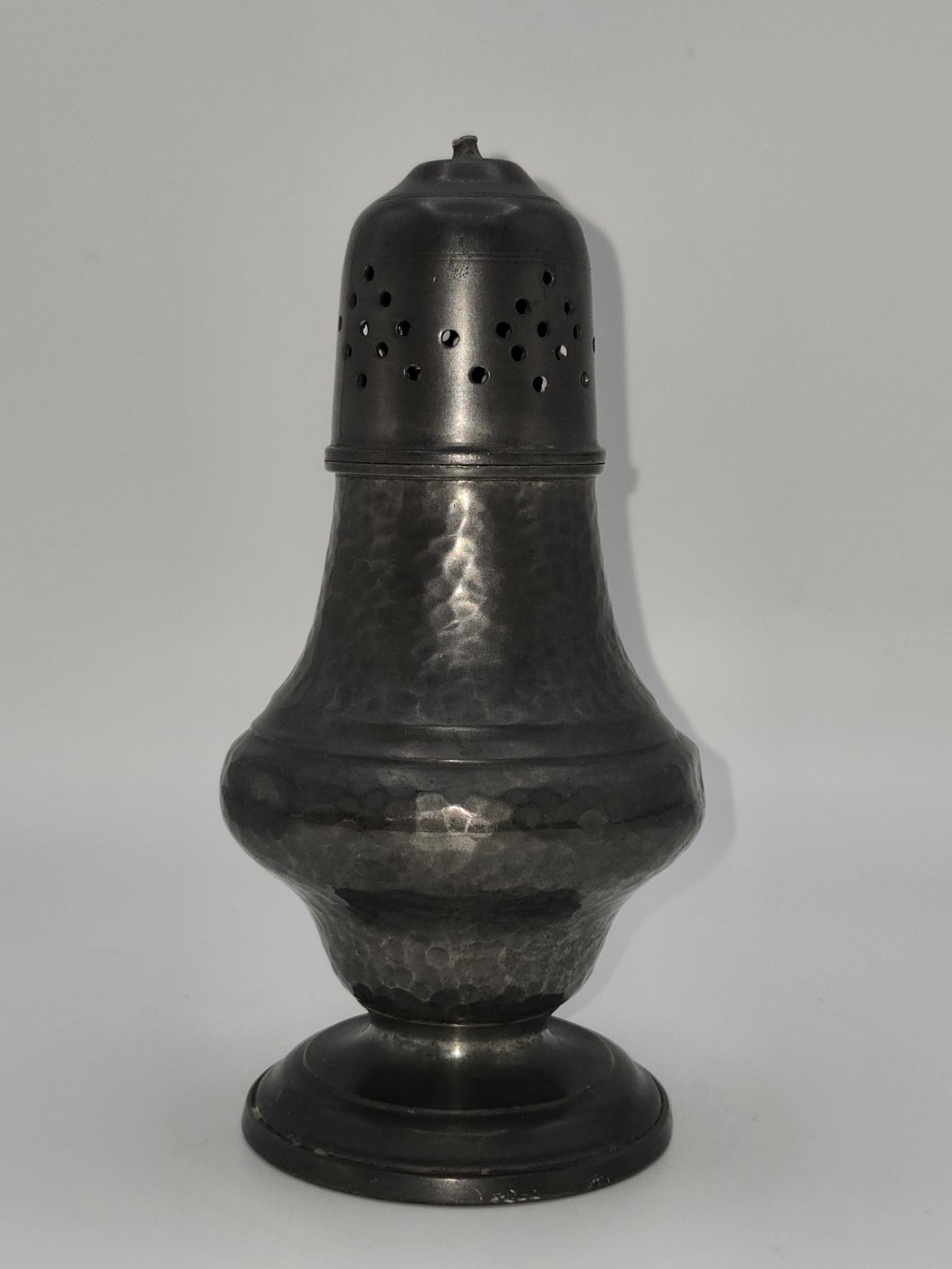 Vintage Pewter Sugar Shaker (Missing Point on Top) 6″