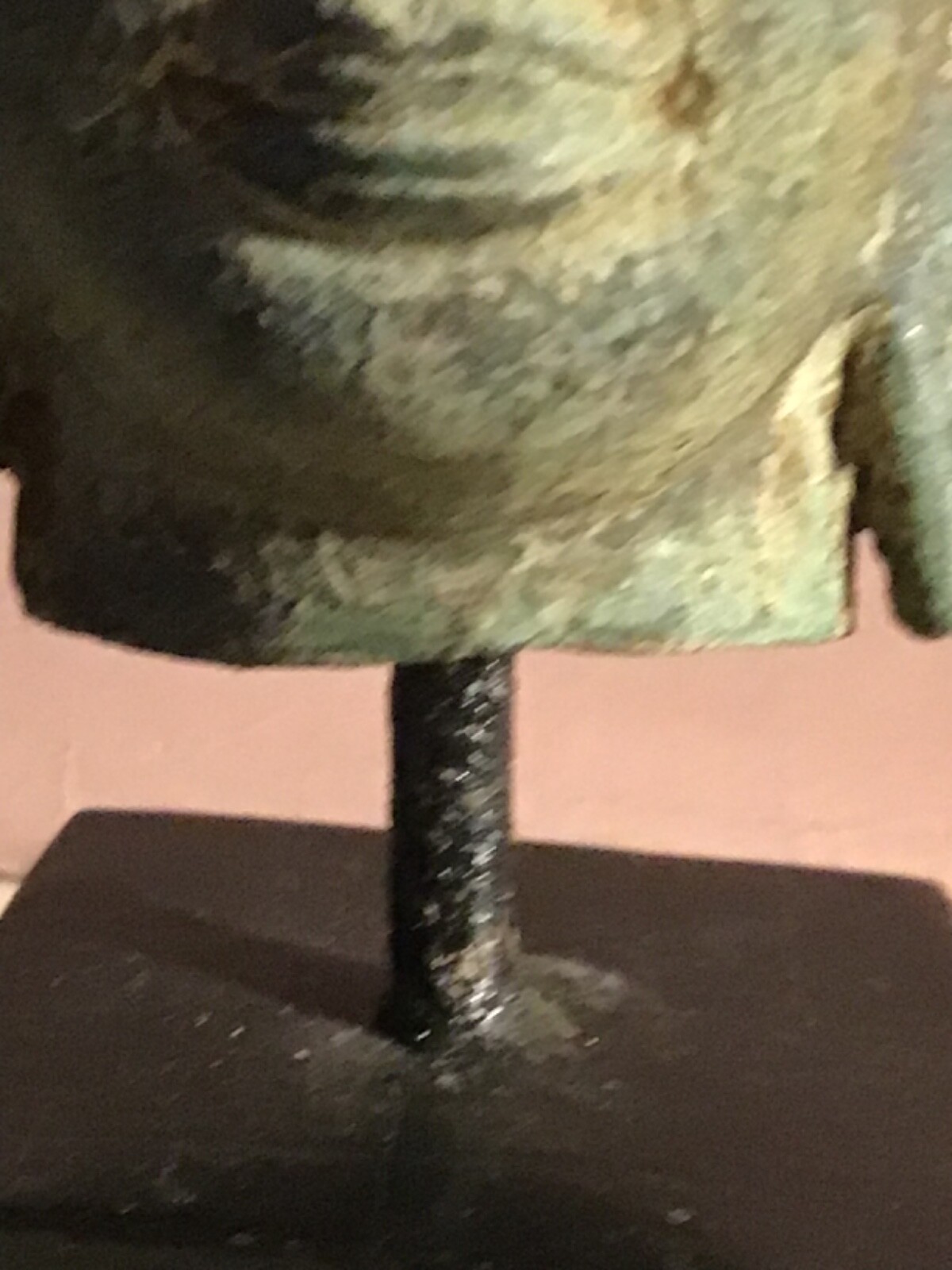 Buddha Head Antique Thai Style Sukhothai Mounted Buddha Head 6.5” / 16cms.