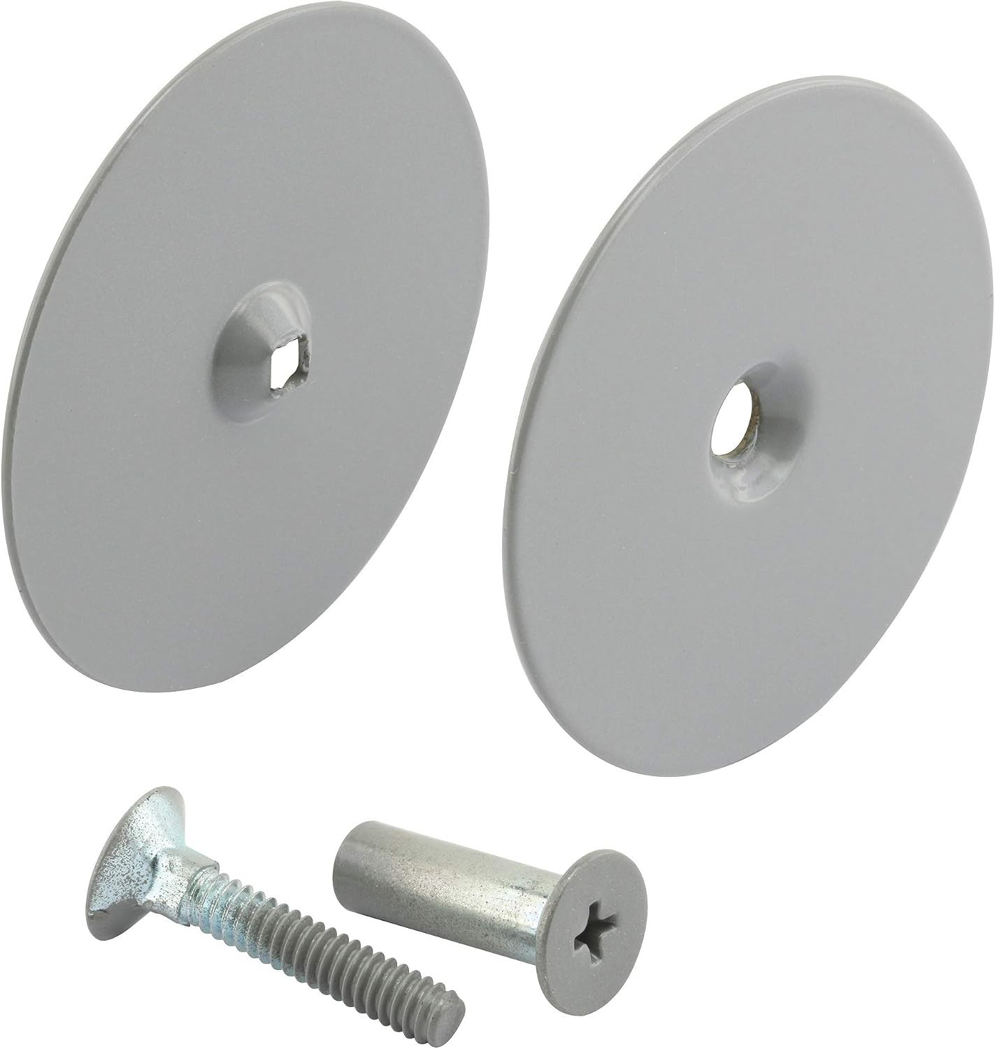 Heavy-Duty Gray Steel Door Hole Cover Plate – Easy Installation & Durable