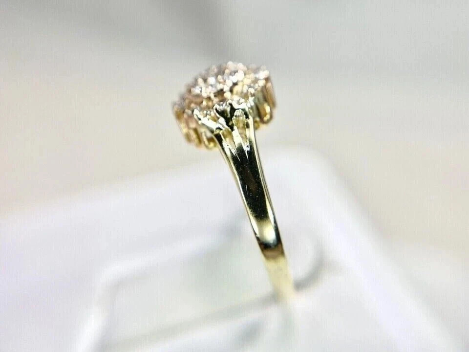 2Ct Round Cut Lab Created Diamond Engagement Ring 14K Yellow Gold Plated