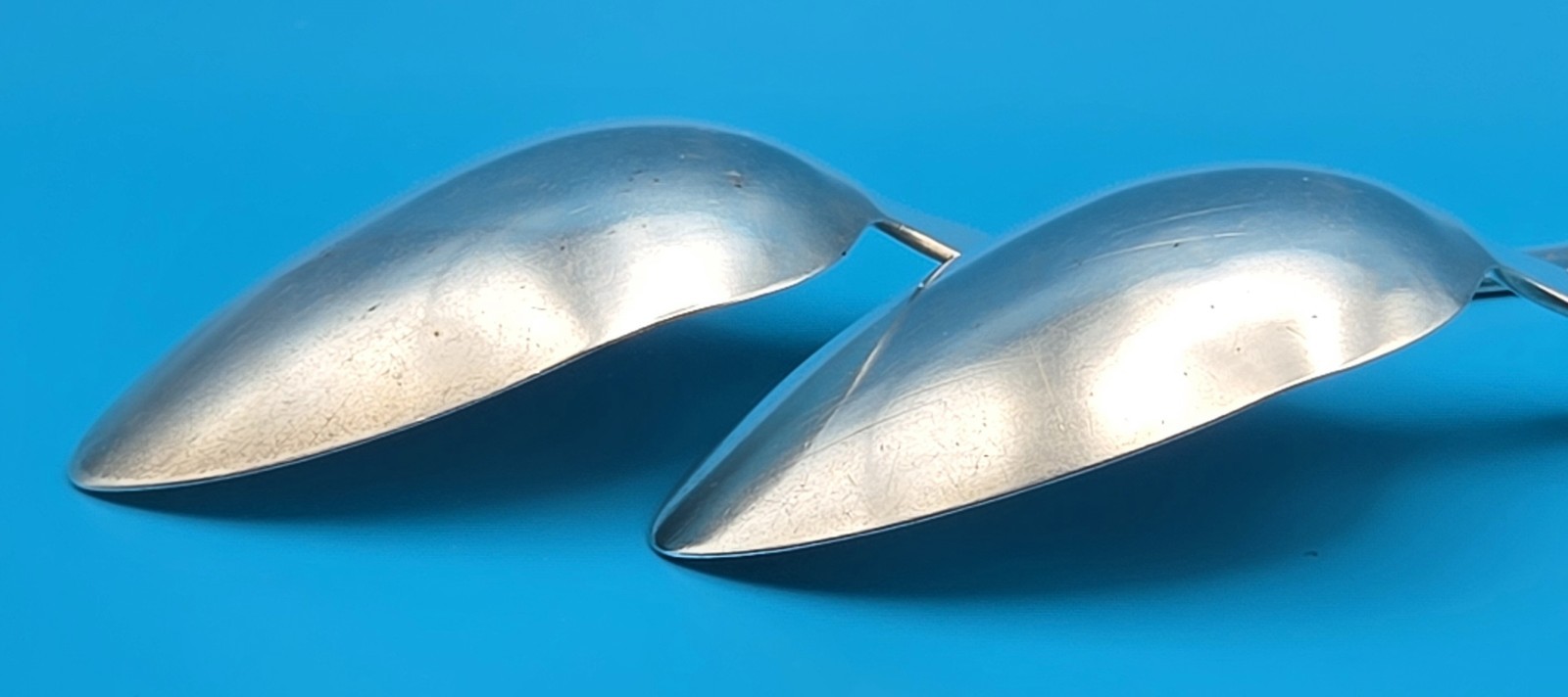 2 Coin Silver Table Spoons WILLIAM WALLACE WILLARD c1833-69 “Isadore” 2.855 ozT