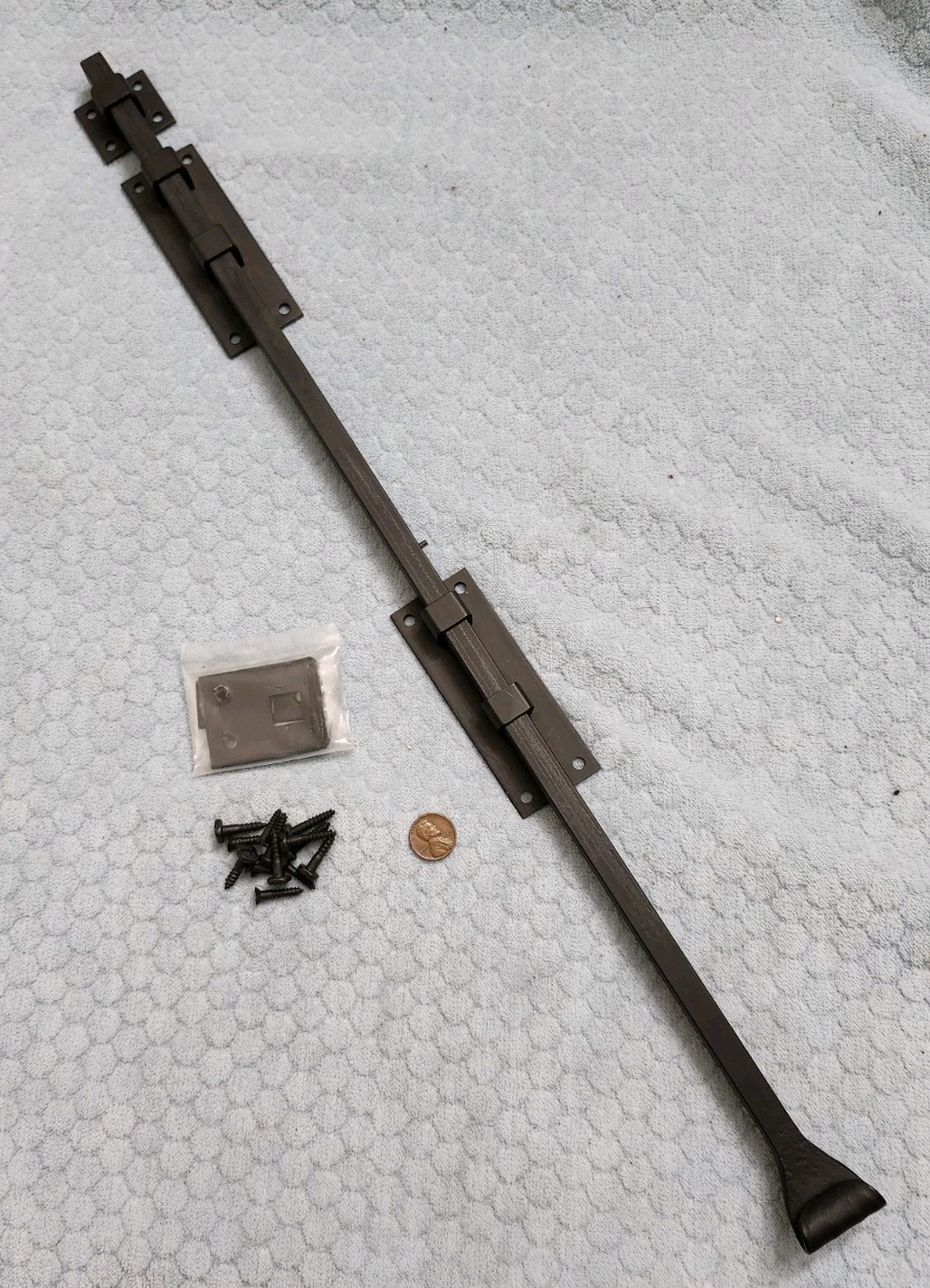 Acorn Square Cane Door Bolt 22-3/4 Long NOS