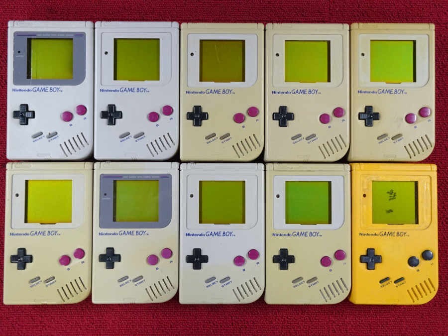 Lot of 10 Gameboy for parts As Is GB Nintendo console retro random color
