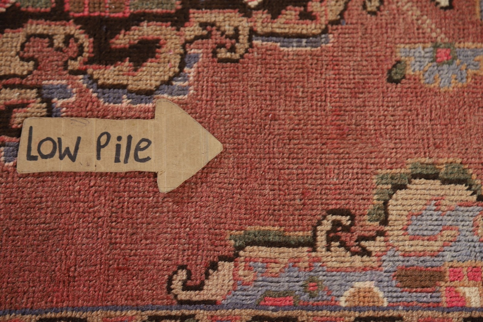 Geometric 13 ft Runner Rug 3×13 Wool Handmade Traditional Hallway Carpet