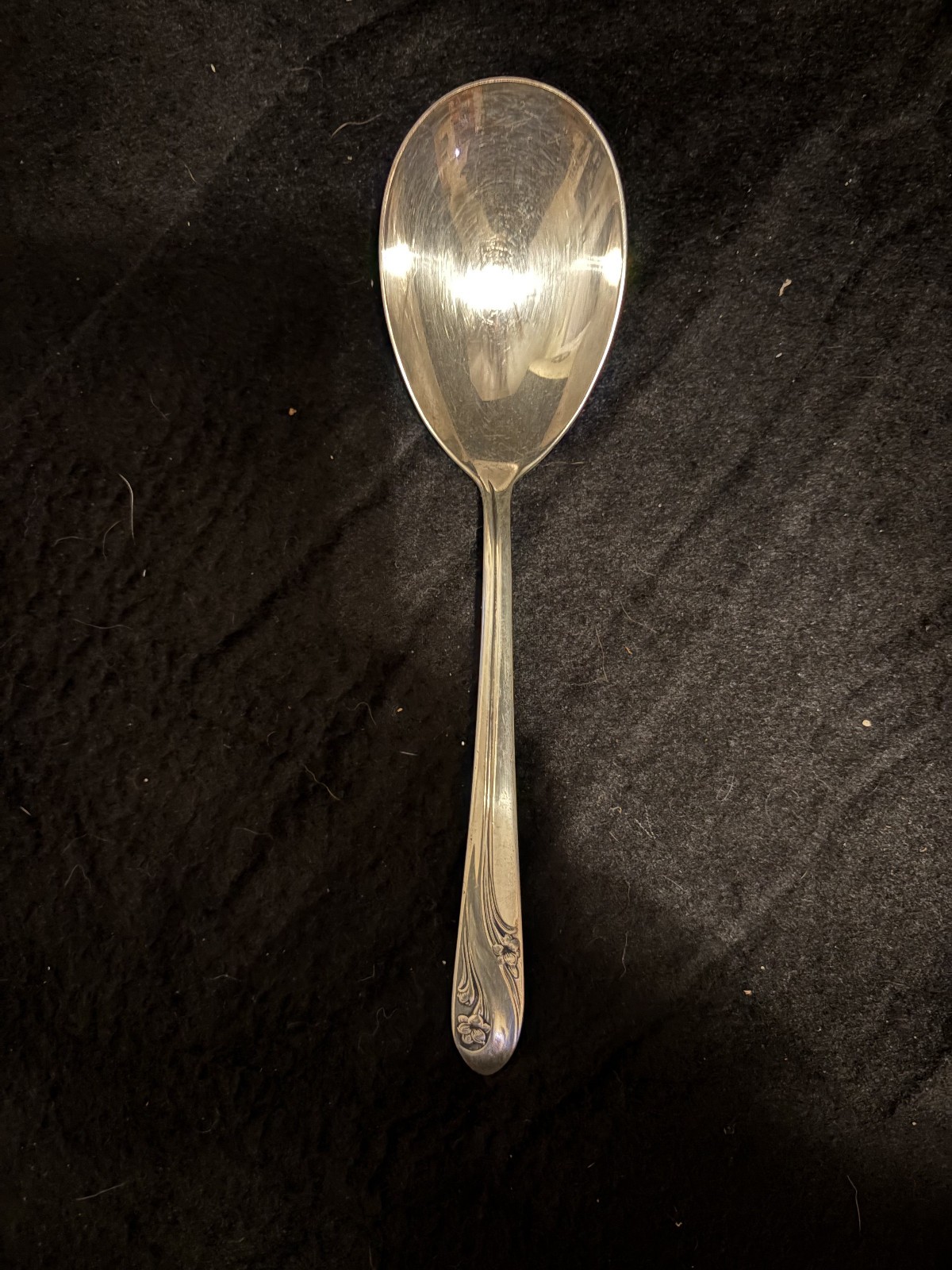 International Silver Co Silverplated Serving Fork And Spoon Set 13” 1994 Vintage