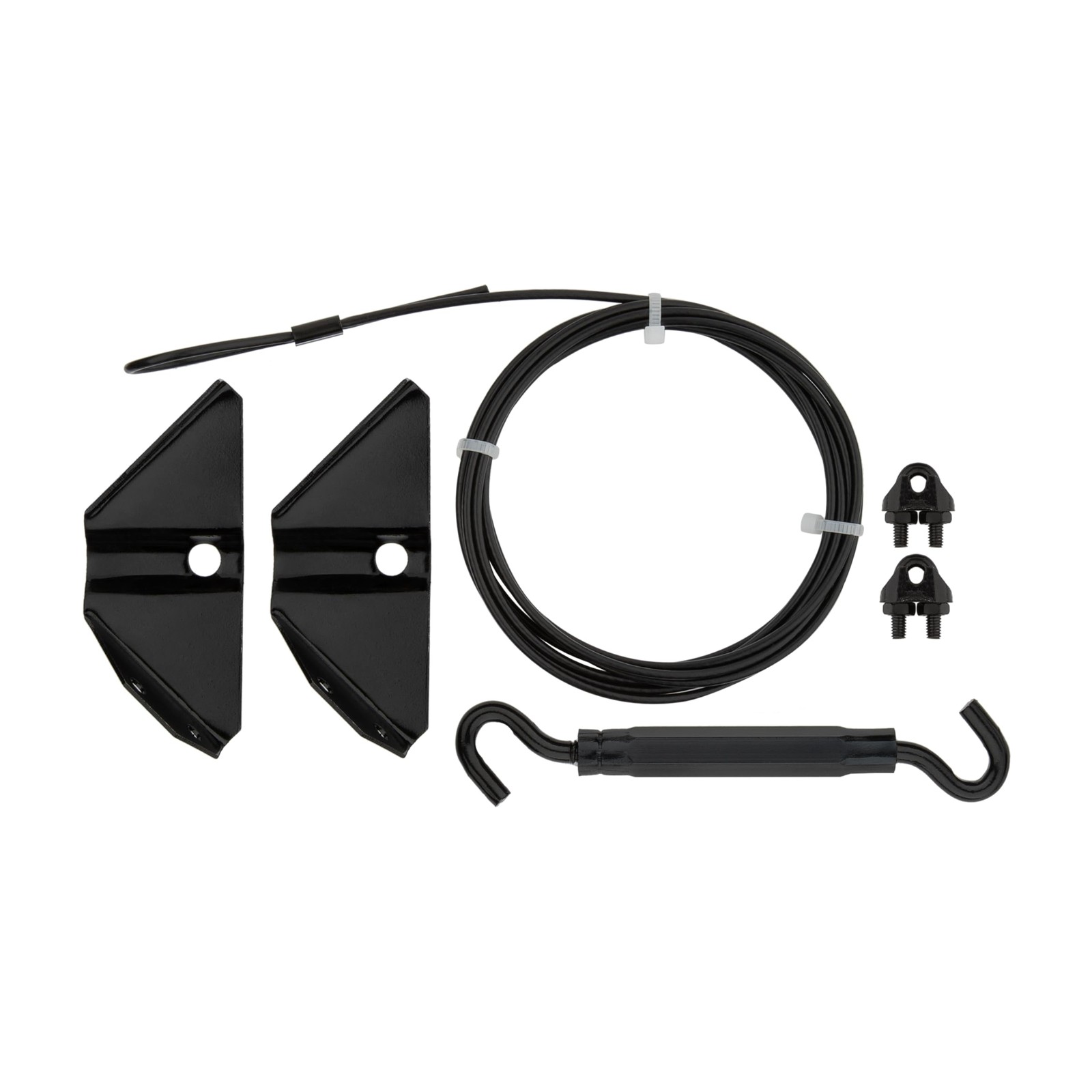 National Hardware N166-004 Anti-Sag Gate Kit, for Exterior Use, Black