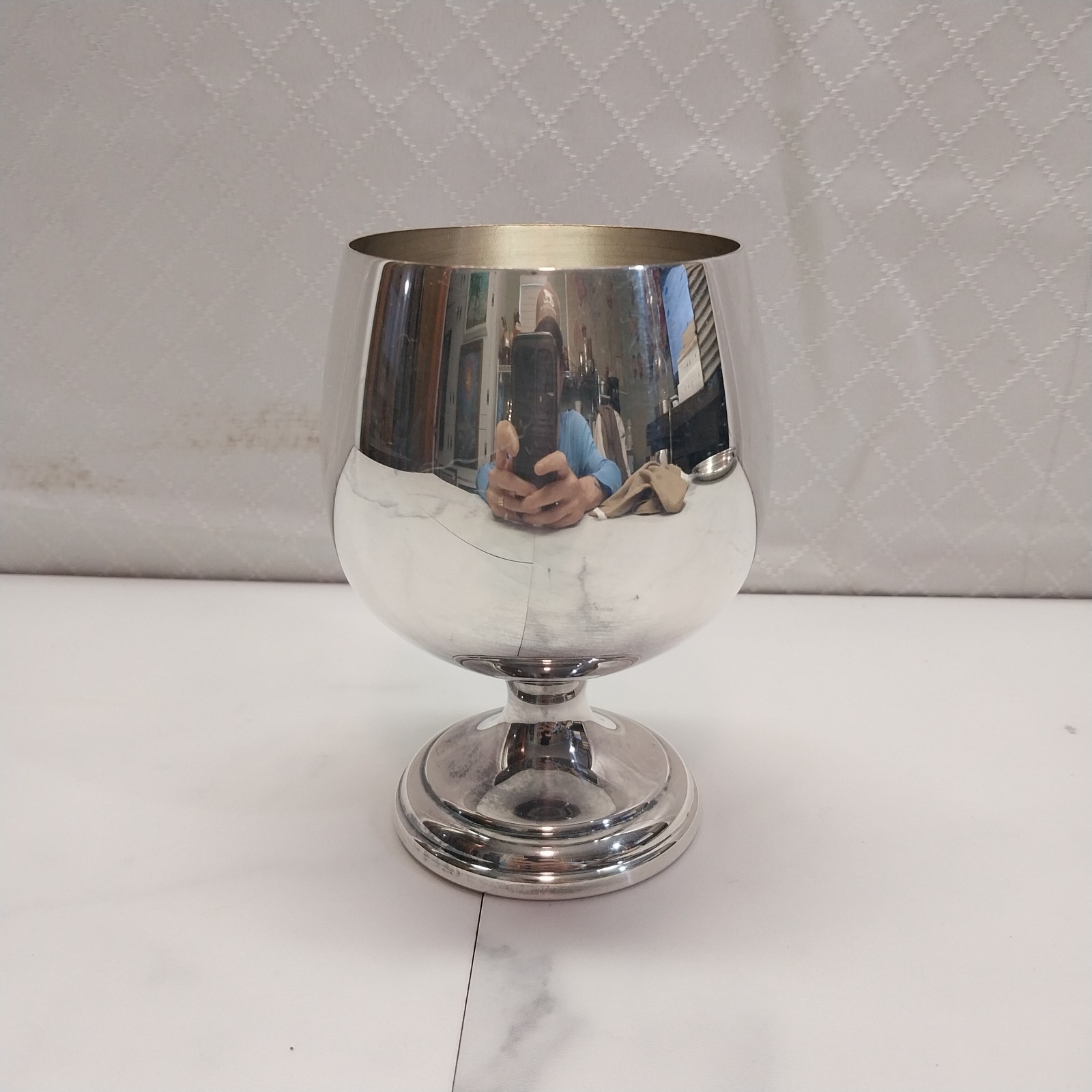 Sheridan Silverplate E.P.S. footed High Boy Vintage