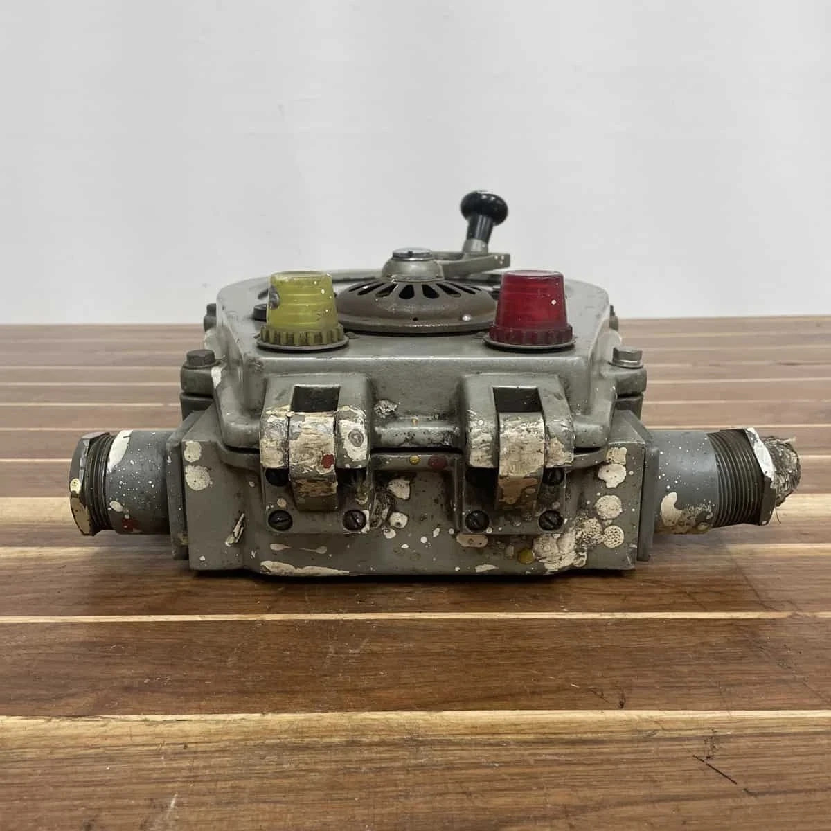 Vintage Marine Engine Order Telegraph E/R Receiver Aluminum Control Unit Unteste