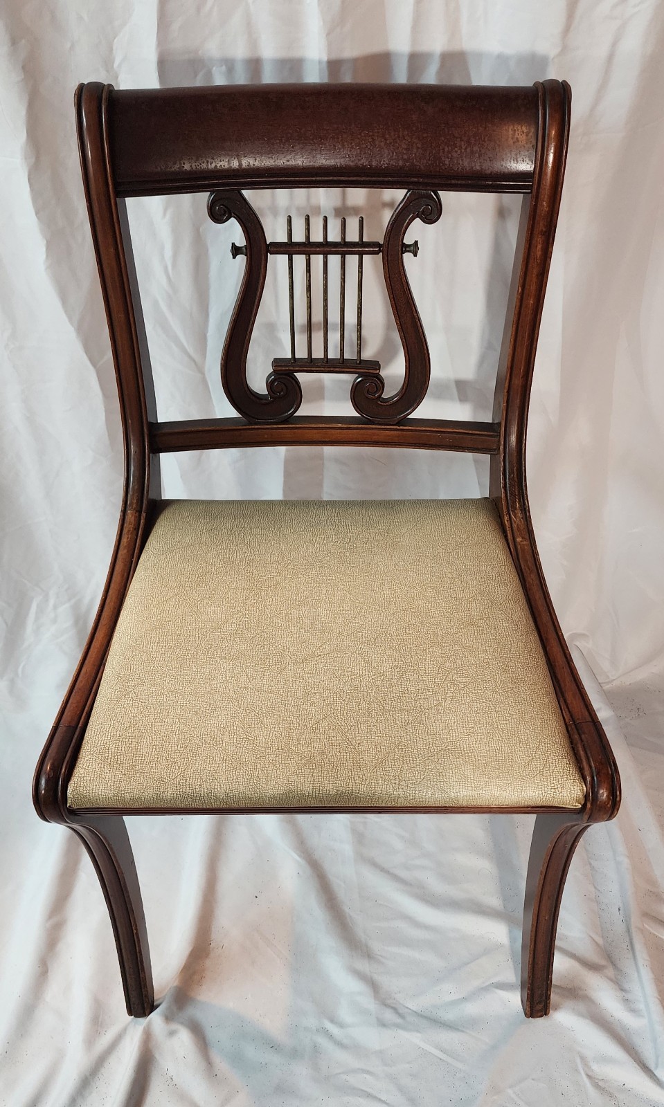 Harp back – Lyre-shaped Backrest Dining Chairs – Set of 6