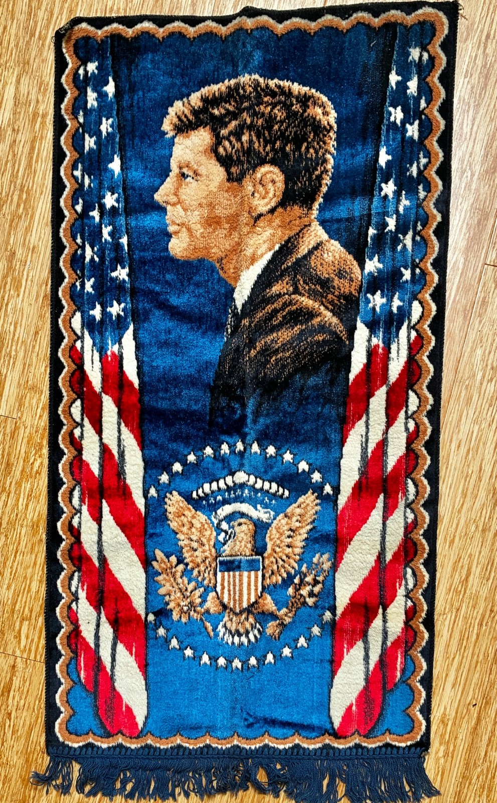 JFK John Kennedy Memorial Hanging Tapestry