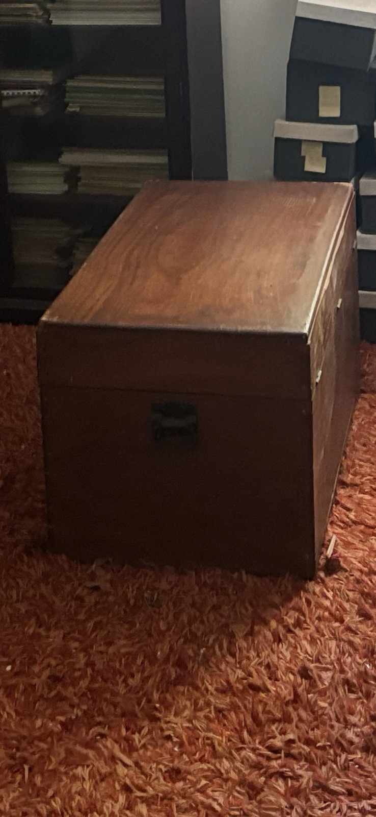 Vintage Wood Trunk