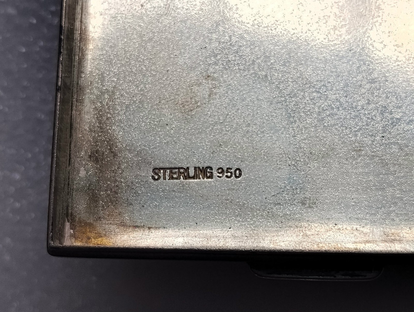 Vintage .950 Sterling Silver Compact Use or Scrap 109 Grams