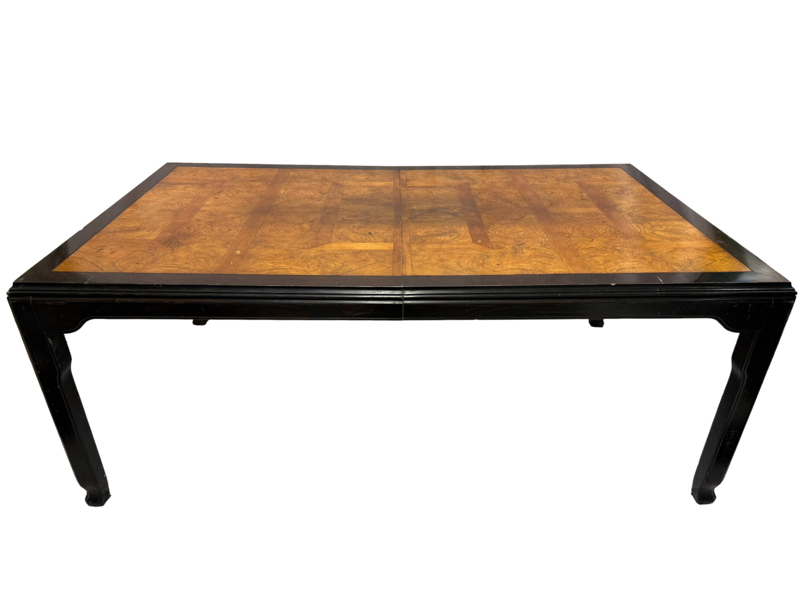 Century Furniture Chin Hua Burl Wood Dining Table Raymond Sobota 74” Parson