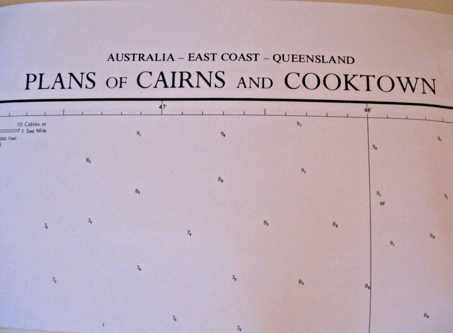 NAVIGATIONAL CHART / MAP # AUS 262 – PLANS OF CAIRNS AND COOKTOWN – AUSTRALIA
