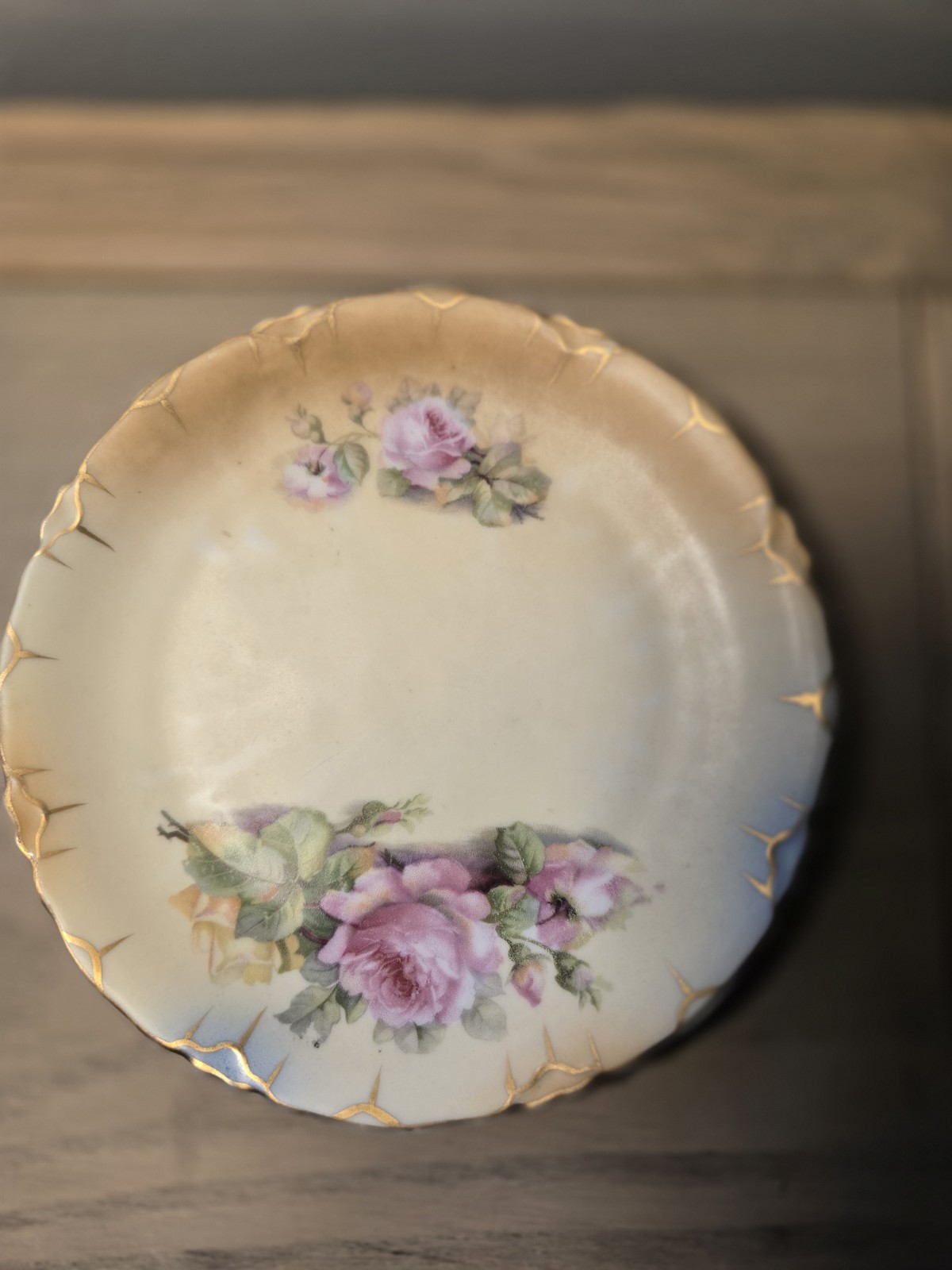 Antique porcelain plate late 19th early 20th century,Bavaria