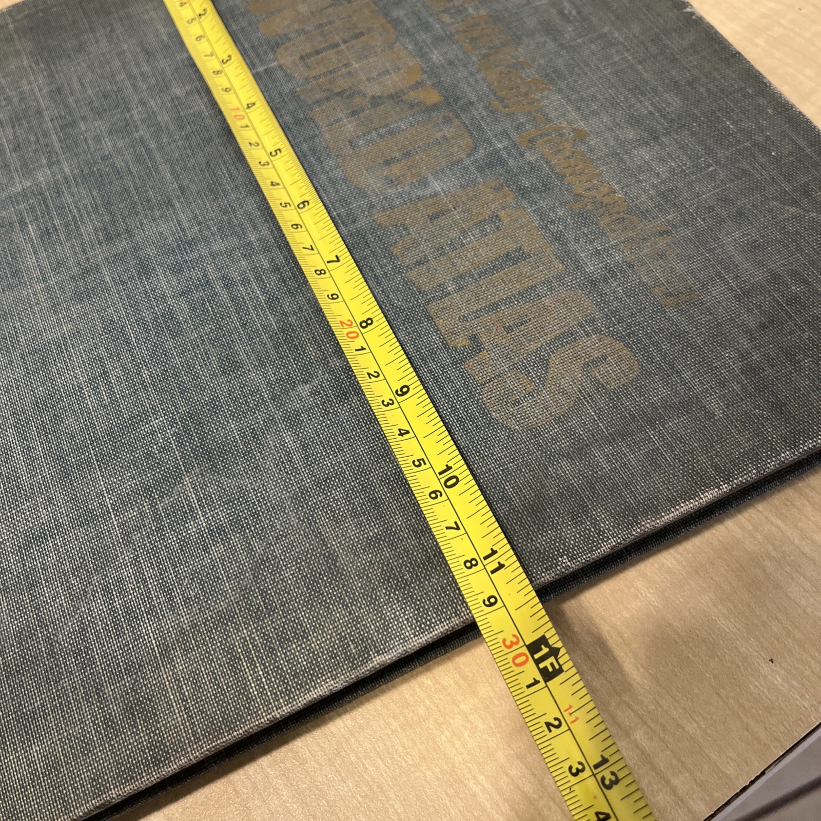 Vintage Rand McNally-Cosmopolitan LARGE World Atlas 1949 BOOK Maps – (Rare)