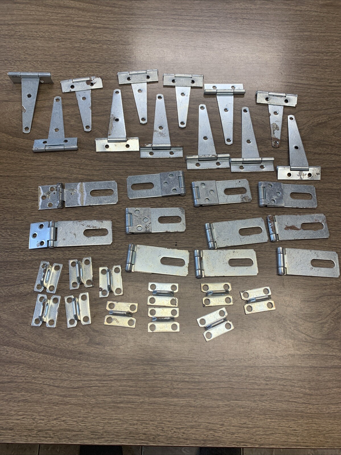 LOT OF 11 NATIONAL 12 S11- 4 HINGE SETS HARDWARE BARN SHED FARM NEW OLD STOCK