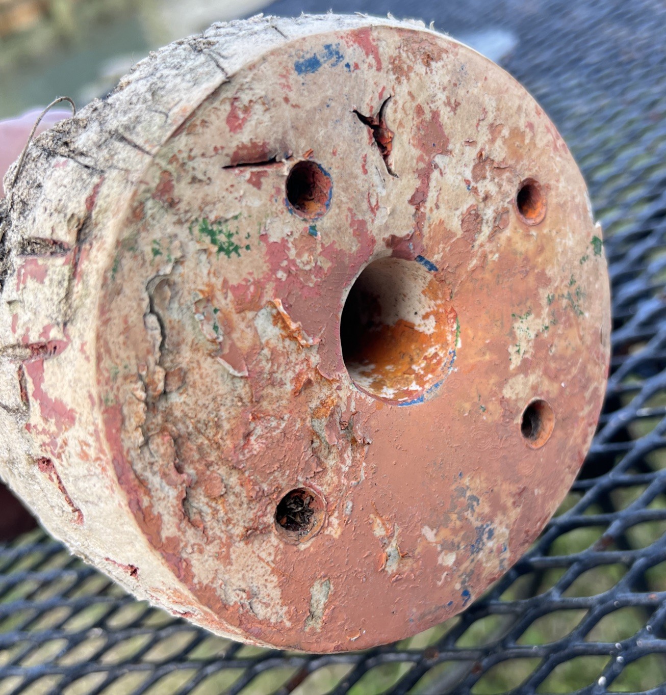 Crab Fish Pot Float Buoy Nautical Coastal Marine Shabby Chic Decor OBX Authentic