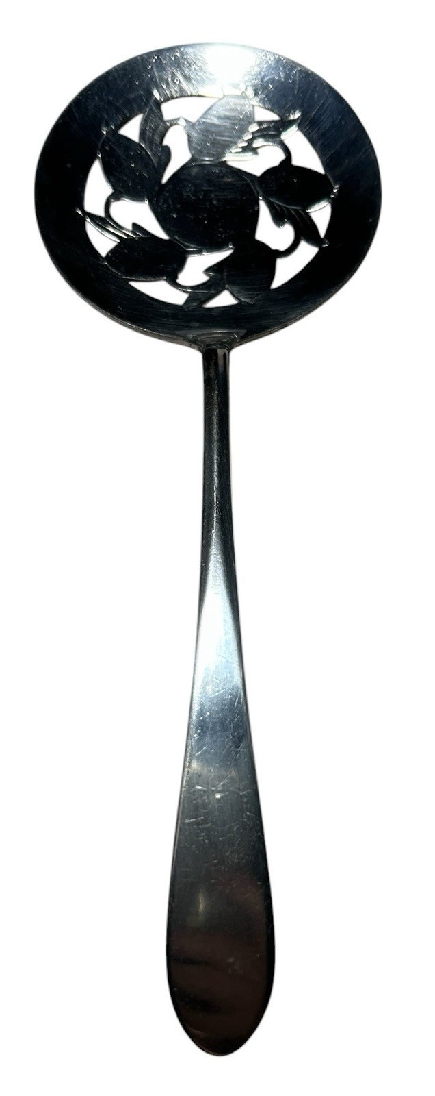 Vintage INT Silver Co. Rogers Estate Silverplate Tomato & Berry Serving Spoon