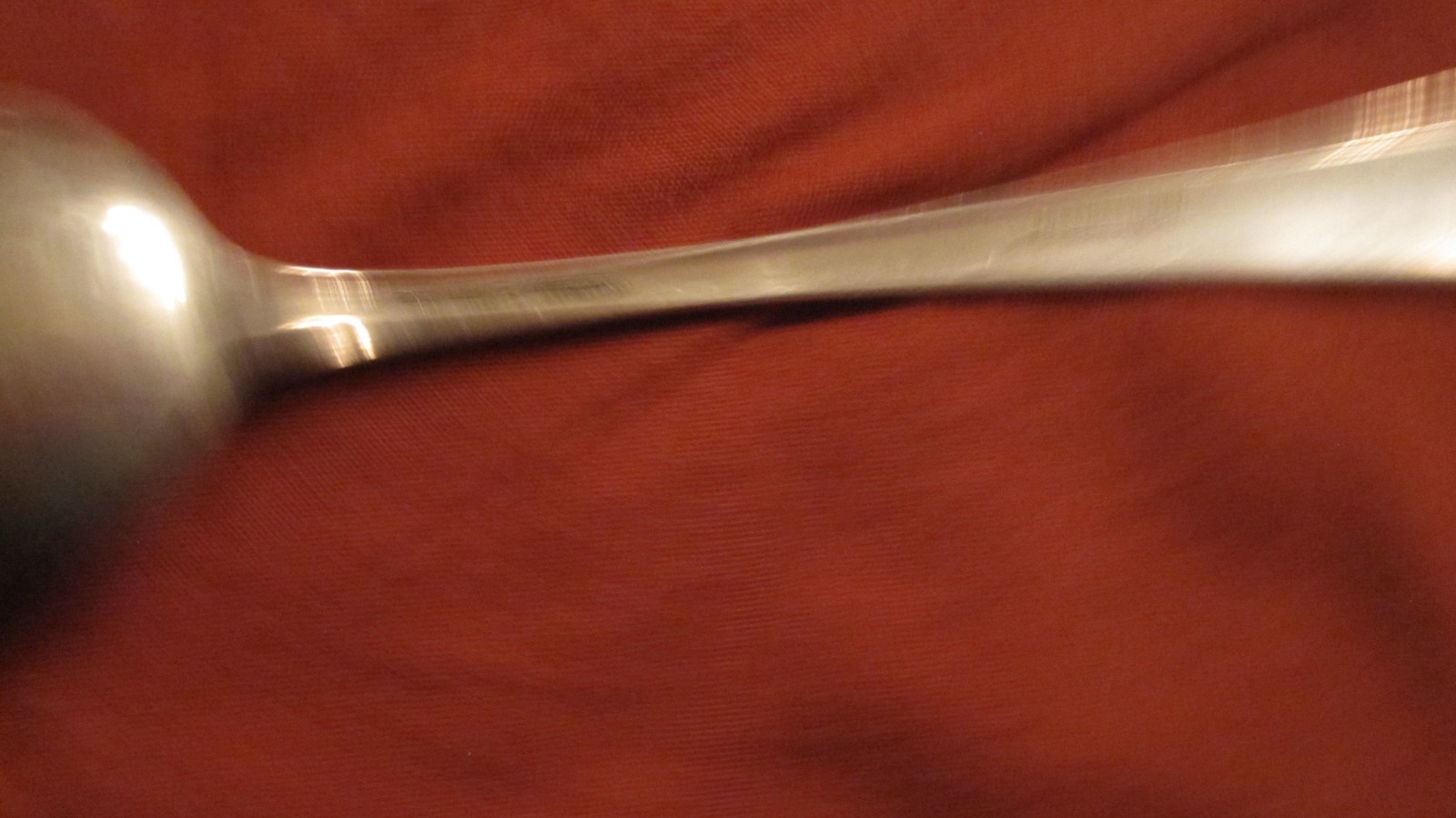 FINE ARTS STERLING SILVER PROCESSIONAL CREAM SOUP SPOON NO MONOGRAM