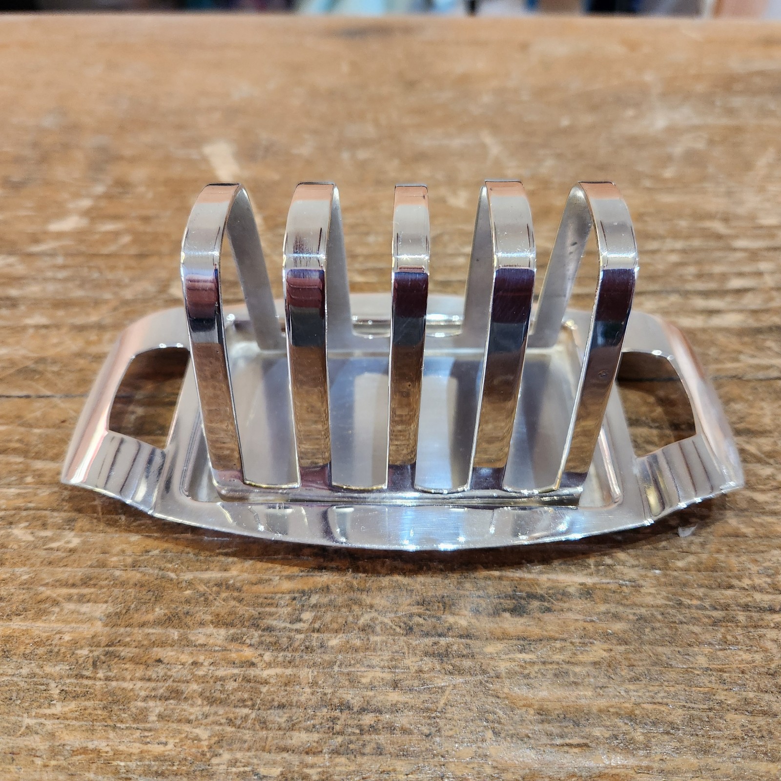 Vintage Pinro Silver Plated four Slice Toast Rack