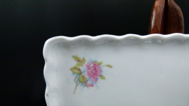 Antique small rectangular tray by Victoria Austria, no.264 c1904-1918, free del