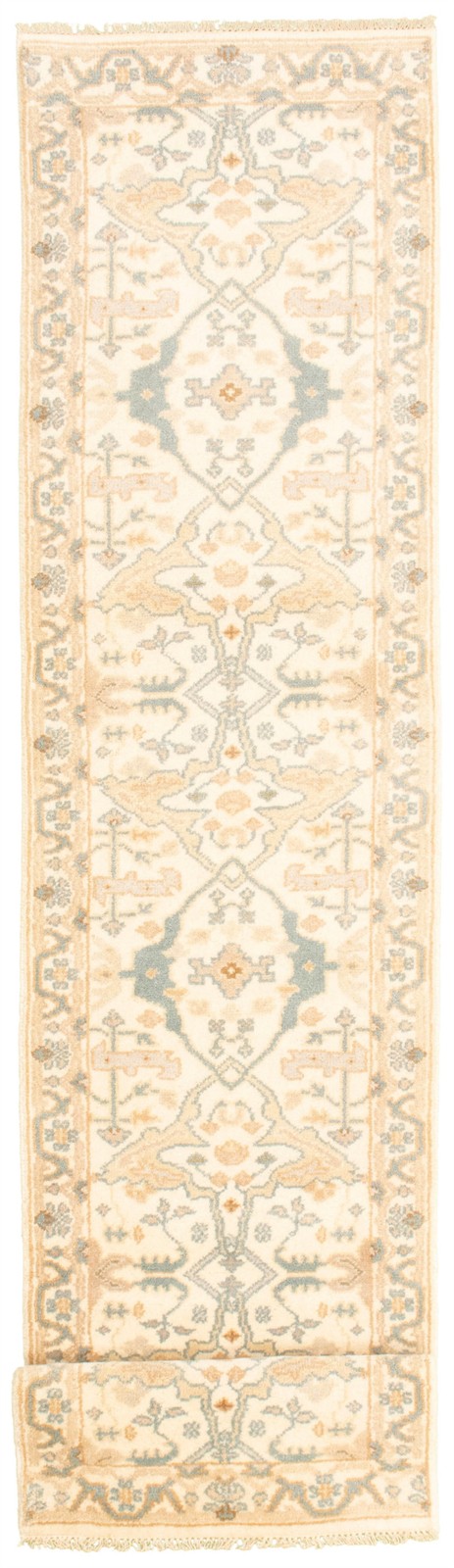 2’5″ x 11’8″ Vintage Hand-knotted Runner Rug Traditional Oriental Wool Carpet