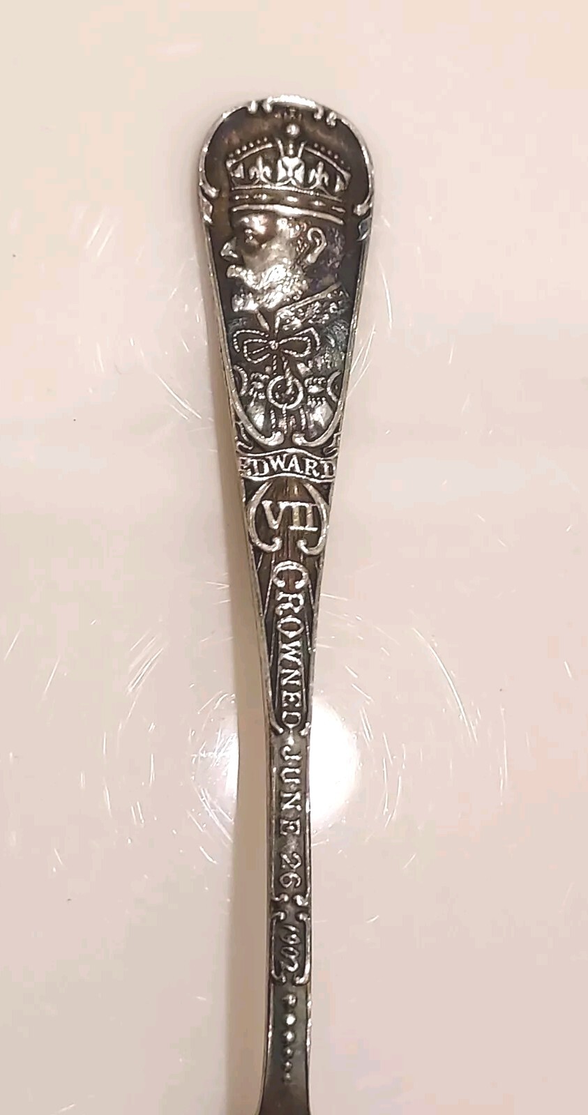 Antique Sterling Silver Edward VII Mini Spoon 1800