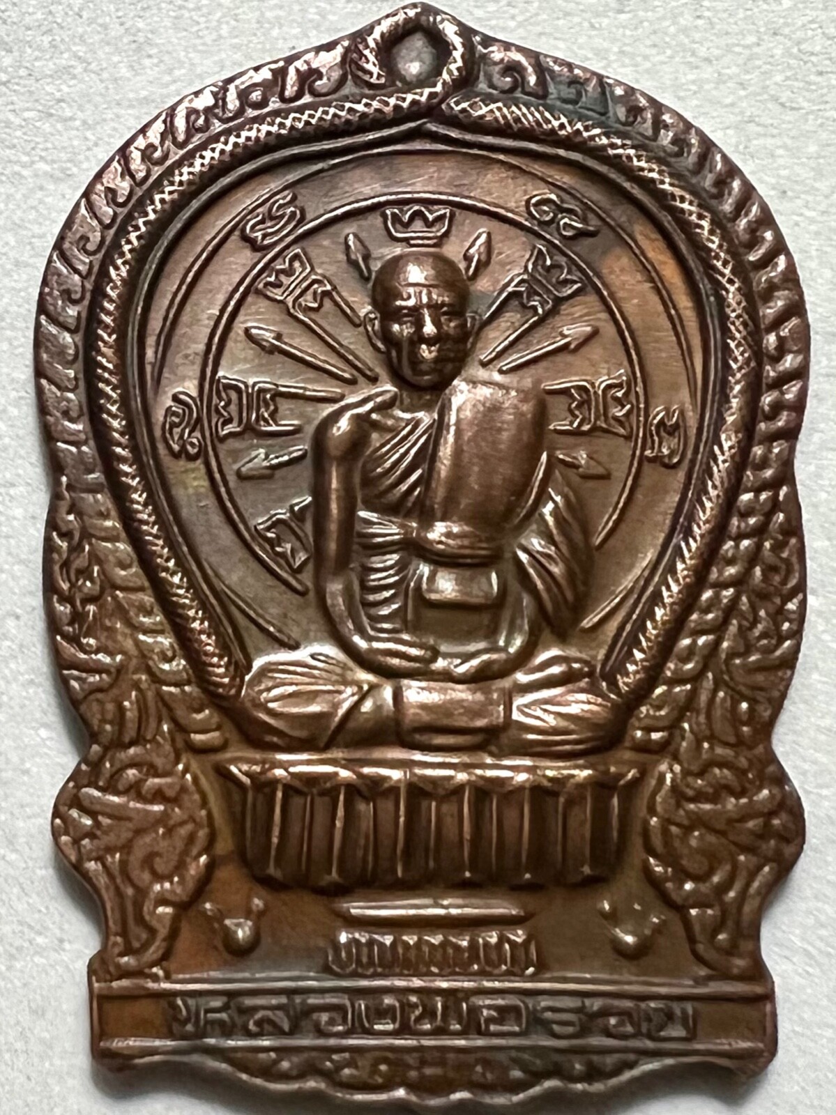 PHRA LP RUAY RARE OLD THAI BUDDHA AMULET PENDANT MAGIC ANCIENT IDOL#3