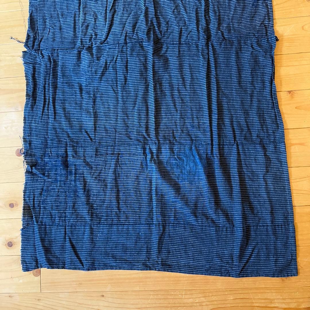 Vintage Japanese Boro Sashiko Patchwork Indigo Cotton Textile 53×31 in