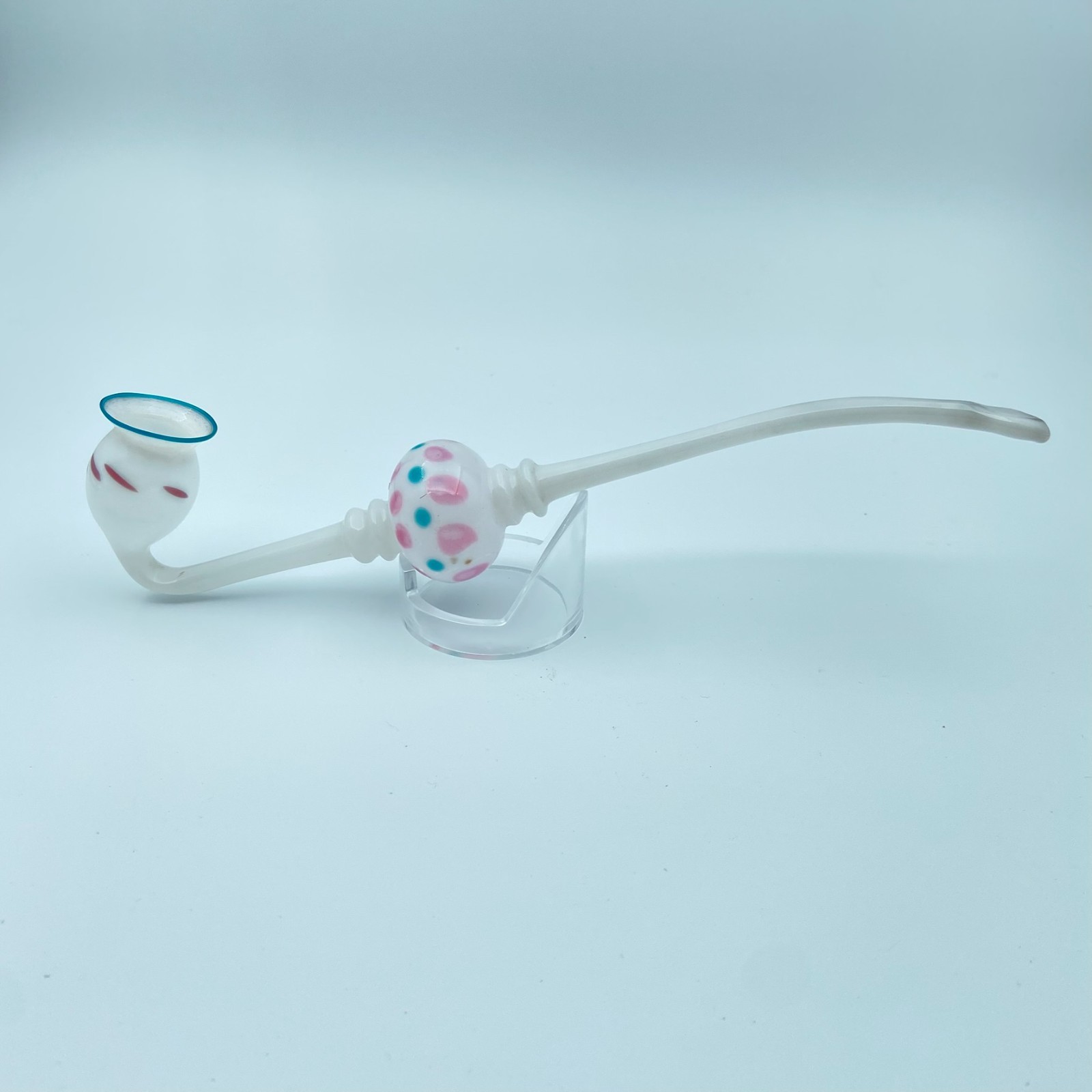 English ‘end of day’ glass pipe c1900 – very rare