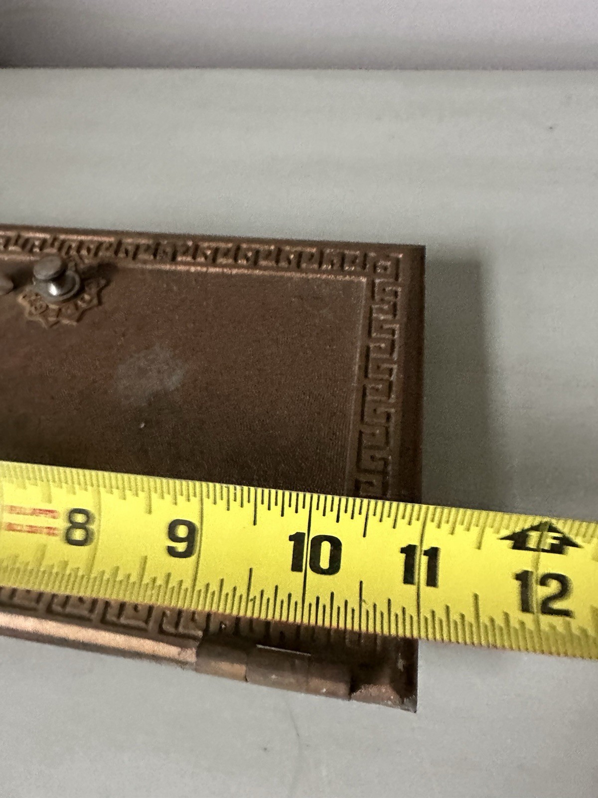 Antique Brass Or Bronze Post Office Door Numbered 188 Art Deco Architectural