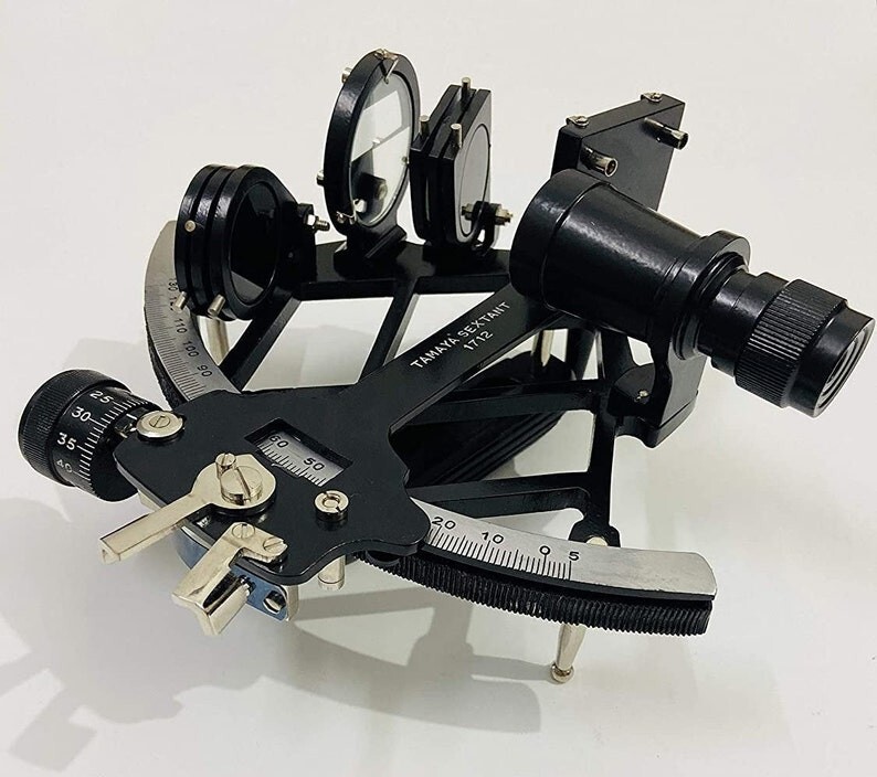 Fully Functional Maritime Navigation Tool Antique Decorative & Working Sextant