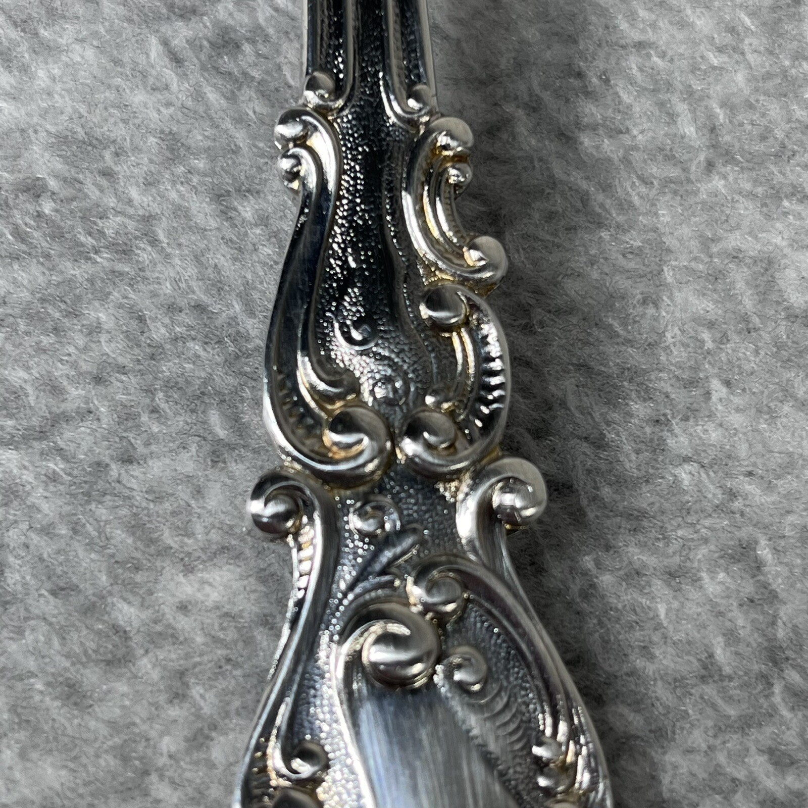 Gorham Serving Fork Silverplate Ornate Design 10.5″ Long Vintage
