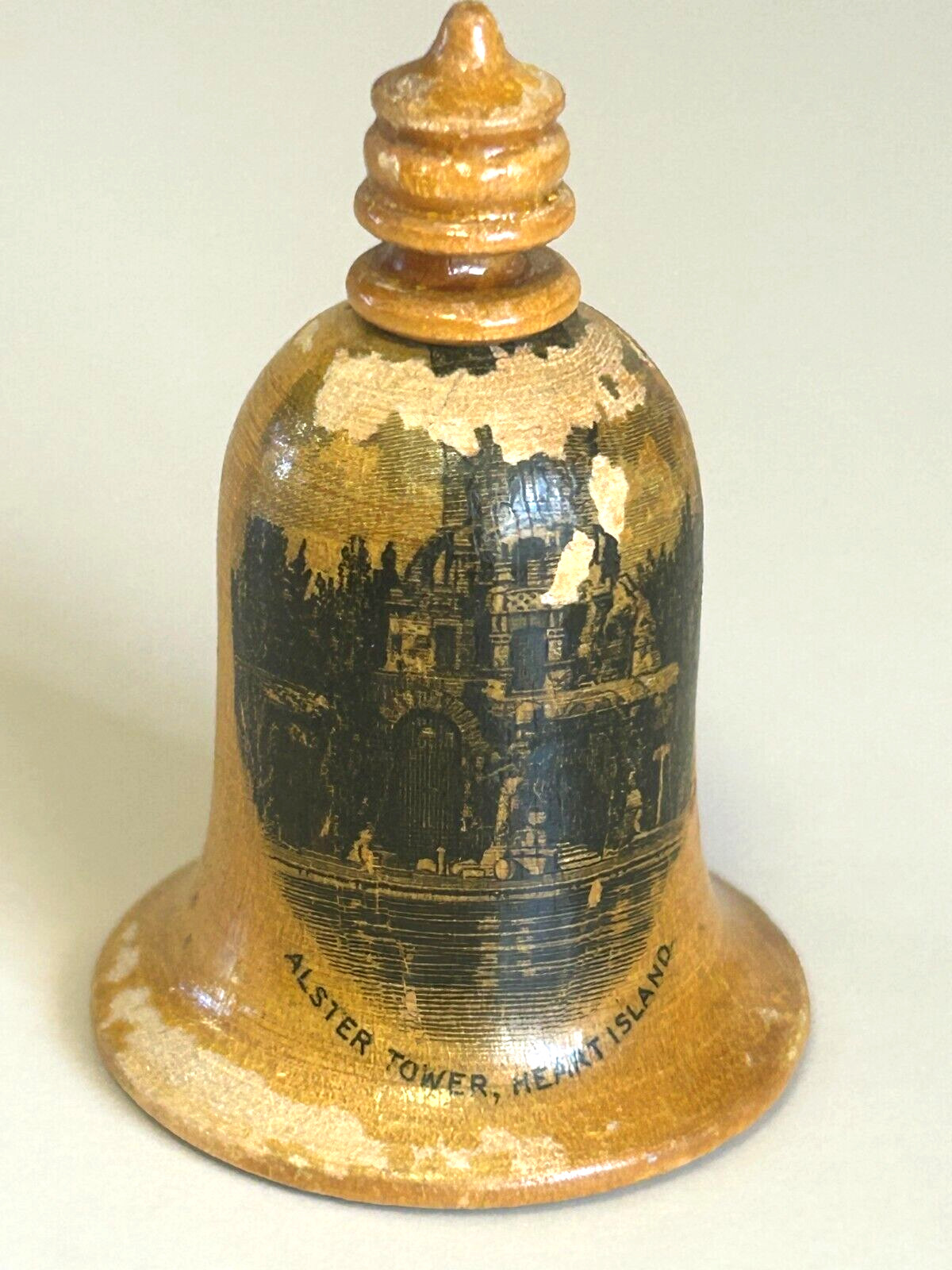 Mauchline Measuring Tape Alster Tower Heart Island wood Bell shape sewing